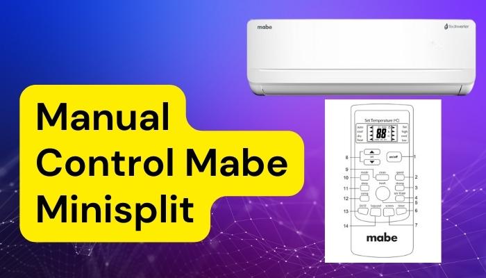control mabe minisplit manual