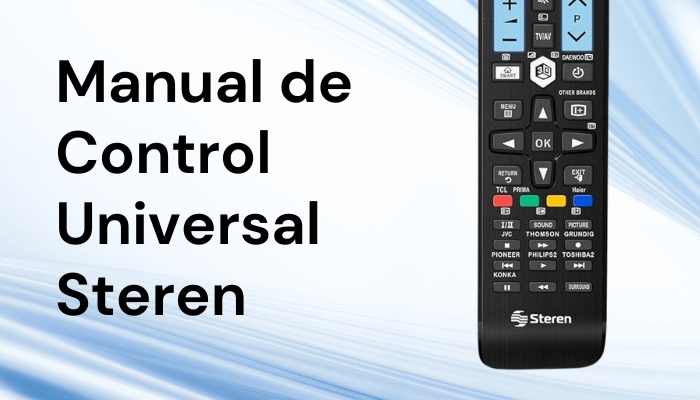 manual de control universal steren