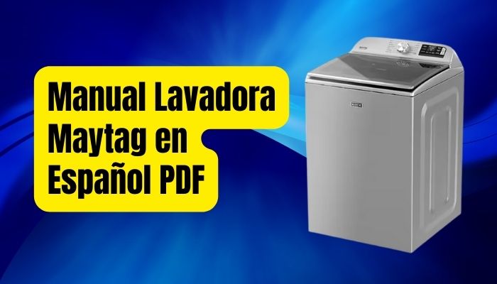 manual de lavadora maytag en español